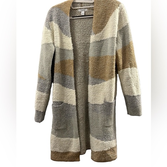 Nine West Jacquard beige cardigan Sise XS - Picture 9 of 9